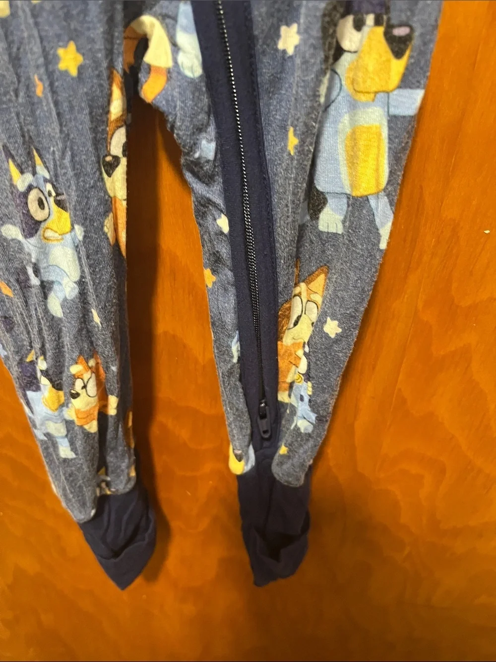Little Sleepies Bluey Print Footed One-Piece